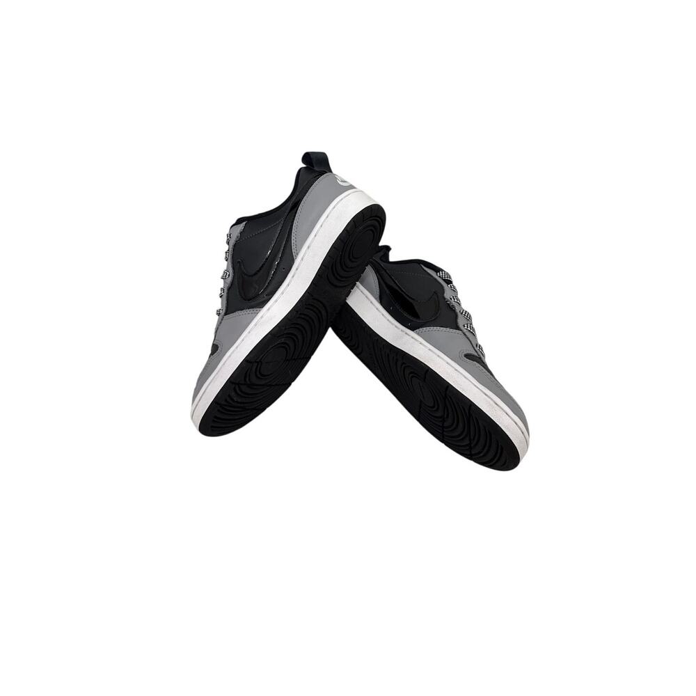 Nike Shoes Court Borough Low Anthracite Stadium Grey Black Sneakers Size Youth 5 - Picture 3 of 6